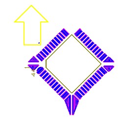 OFP和PLCC型集成塊如采用紅膠工藝過波峰,需采用斜角45度方式擺放，且每邊的最后一個引腳均需添加盜錫焊盤