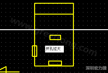 PCB設(shè)計(jì)時(shí)后焊元件焊盤開孔過大容易使焊錫流進(jìn)插座造成短路。