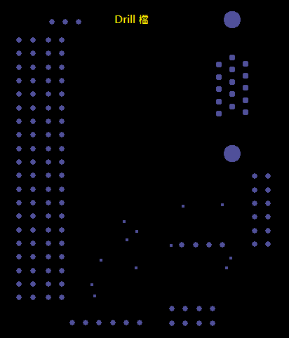 產生Drill File及 Map File 的Gerber 檔案，此會產生描述此PCB所用到的鉆孔的孔徑尺寸及鉆孔的座標資訊。